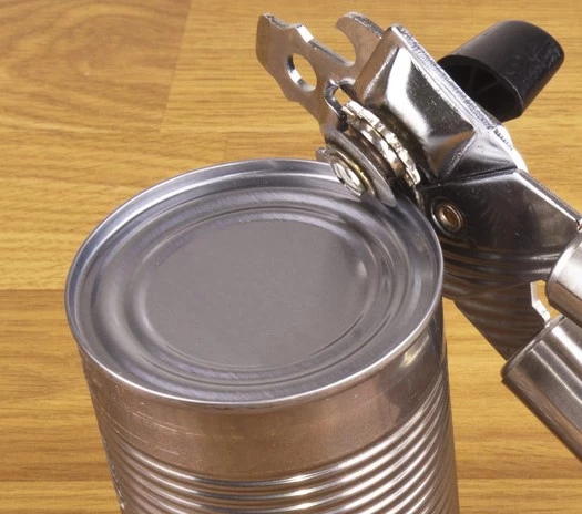 cutting can with can opener