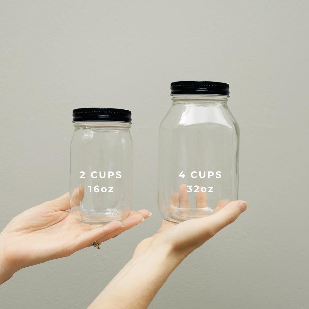 How Tall Is A 32 Oz Mason Jar Jar Can